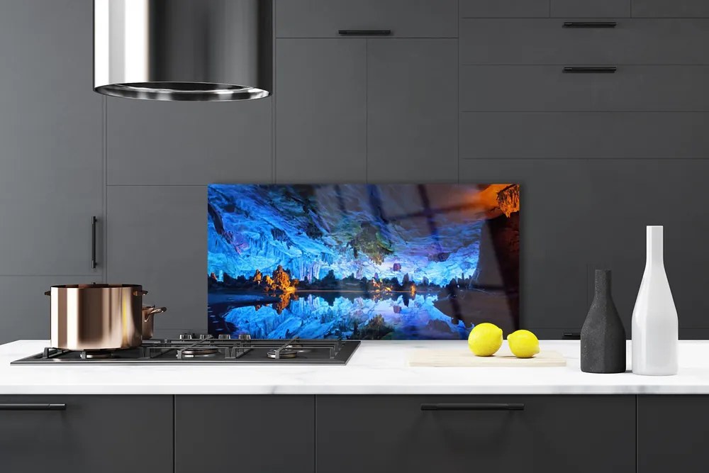 Panel Szklany Blask w Lodowej Grocie