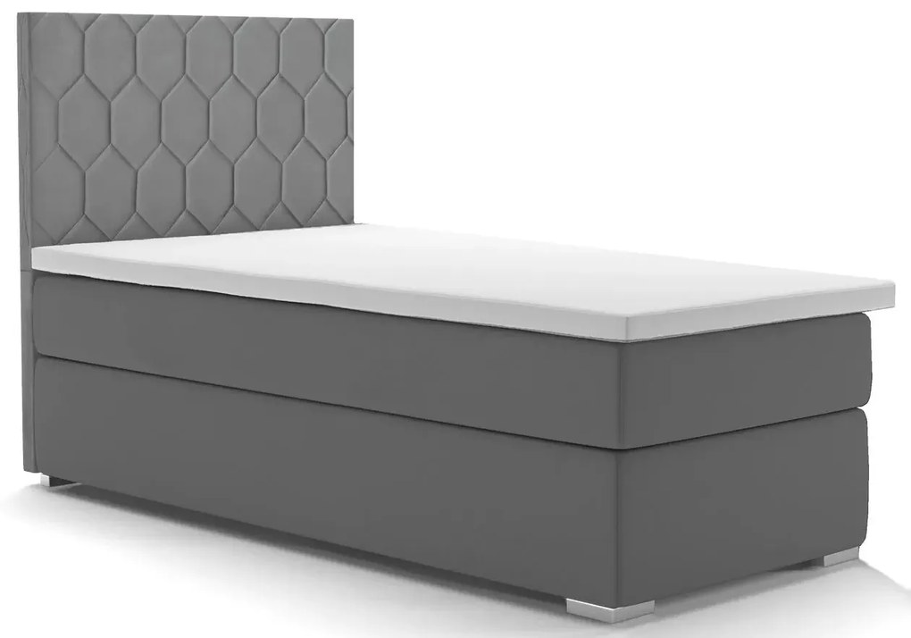 Pojedyncze łóżko boxspring Cahir 80x200 - 32 kolory