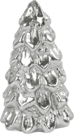 Świąteczna dekoracja choinka SILVER SPARK 7,5 cm, srebrny