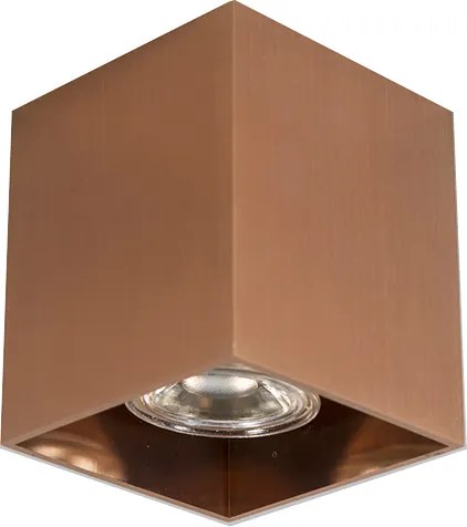 Reflektor Qubo 1 miedziany