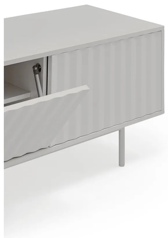 Szara szafka pod TV 180x52 cm Sierra – Teulat