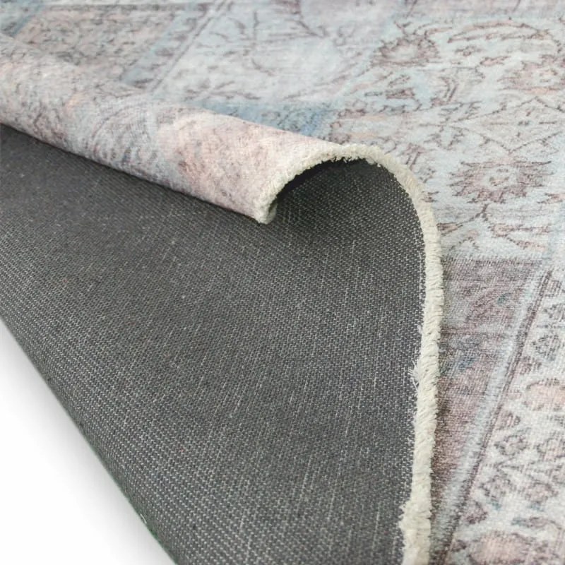 Dywan bawełniany Pescara patchwork pastelowy 120 cm x 170 cm