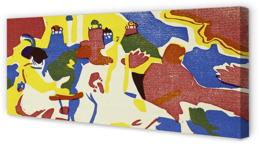 Duży obraz na płótnie Oriental (Orientalisches) - Wassily Kandinsky