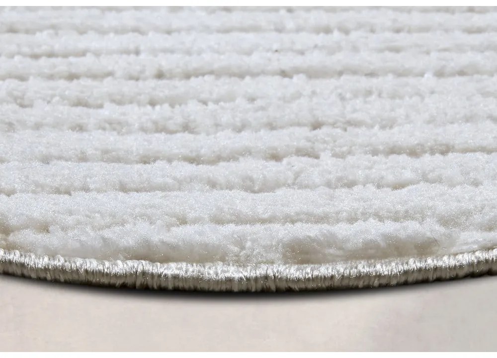 Biały okrągły dywan ø 200 cm Panglao New York White – Elle Decoration