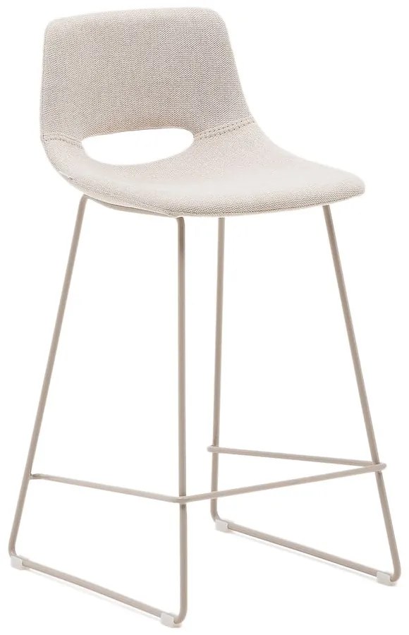 Beżowy hoker (wysokość siedziska 65 cm) Zahara – Kave Home