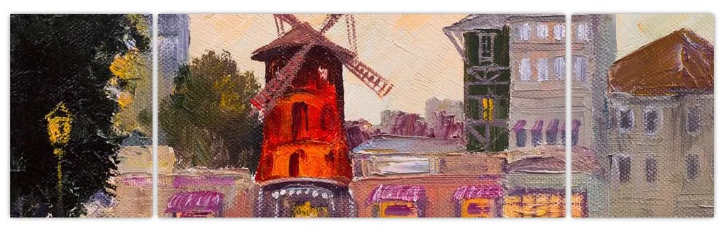 Obraz - Moulin Rouge, Paryż, Francja (170x50 cm)