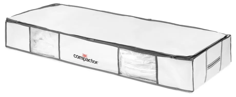 Tekstylny/plastikowy pojemnik pod łóżko próżniowy 105x45x15,5 cm Life – Compactor