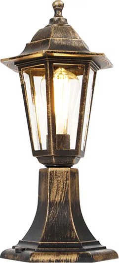 Lampa zewnętrzna antyczne złoto 42 cm IP44 - New Haven