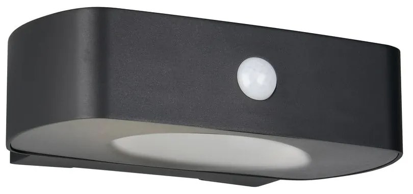 Zewnętrzna solarna lampa ścienna LED (wysokość 6 cm) Bilbao – Trio