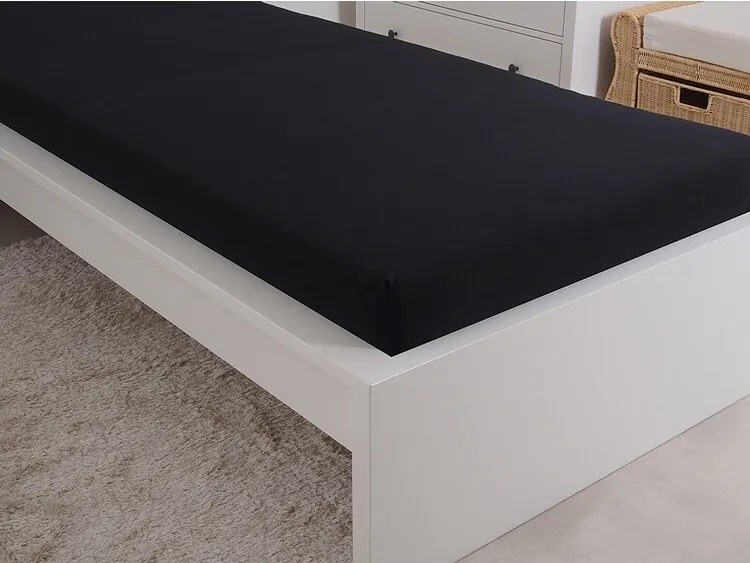 4Home prześcieradło jersey Ideal czarny, 60 x 120 cm