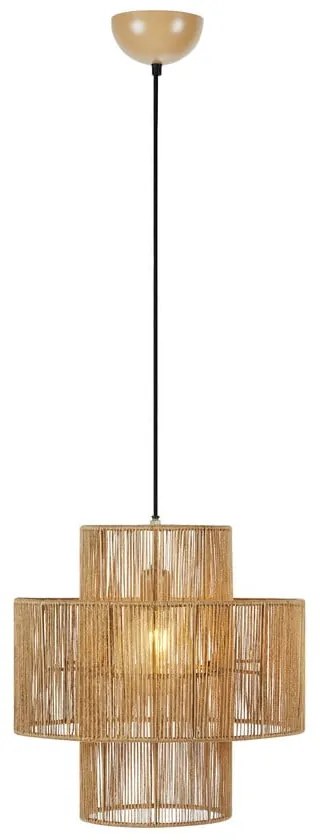 Lampa wisząca z kloszem z juty ø 40 cm Soga – Markslöjd
