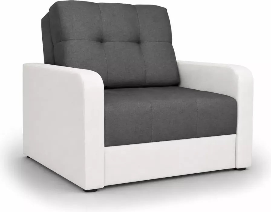 Kanapa Lotulis 1-osobowa z funkcją spania i pojemnikiem na pościel – amerykanka, nowoczesny design