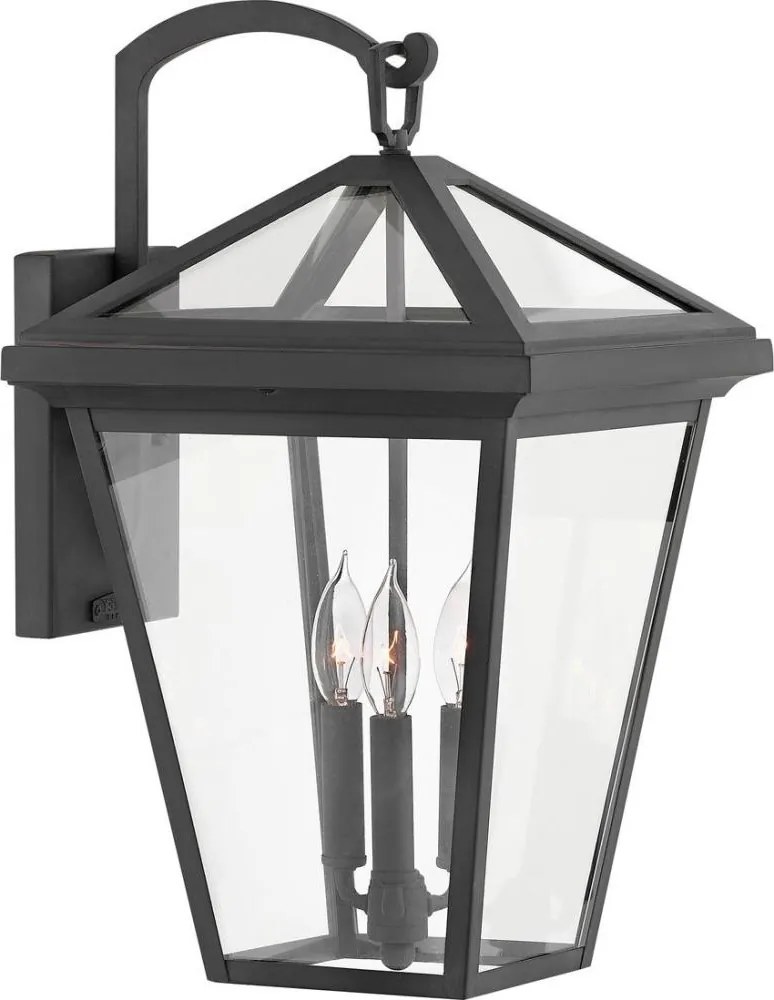 Quintiesse QN-ALFORD-PLACE2-L-MB - Kinkiet zewnętrzny ALFORD L 3xE14/40W/230V IP44