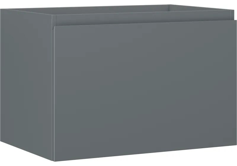 Mexen Orio szafka łazienkowa podumywalkowa 70 cm, 1 szuflada, grafit mat - 91A10-07047-1-BF66