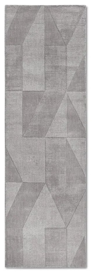 Szary wełniany chodnik tkany ręcznie 80x250 cm Ursule – Villeroy&amp;Boch