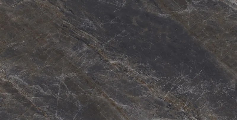 Mexen Brazilian Black gres szkliwiony rekt. G1, płytka podłogowo-ścienna 120 x 60 cm, wysoki połysk - TL209-120-060-00