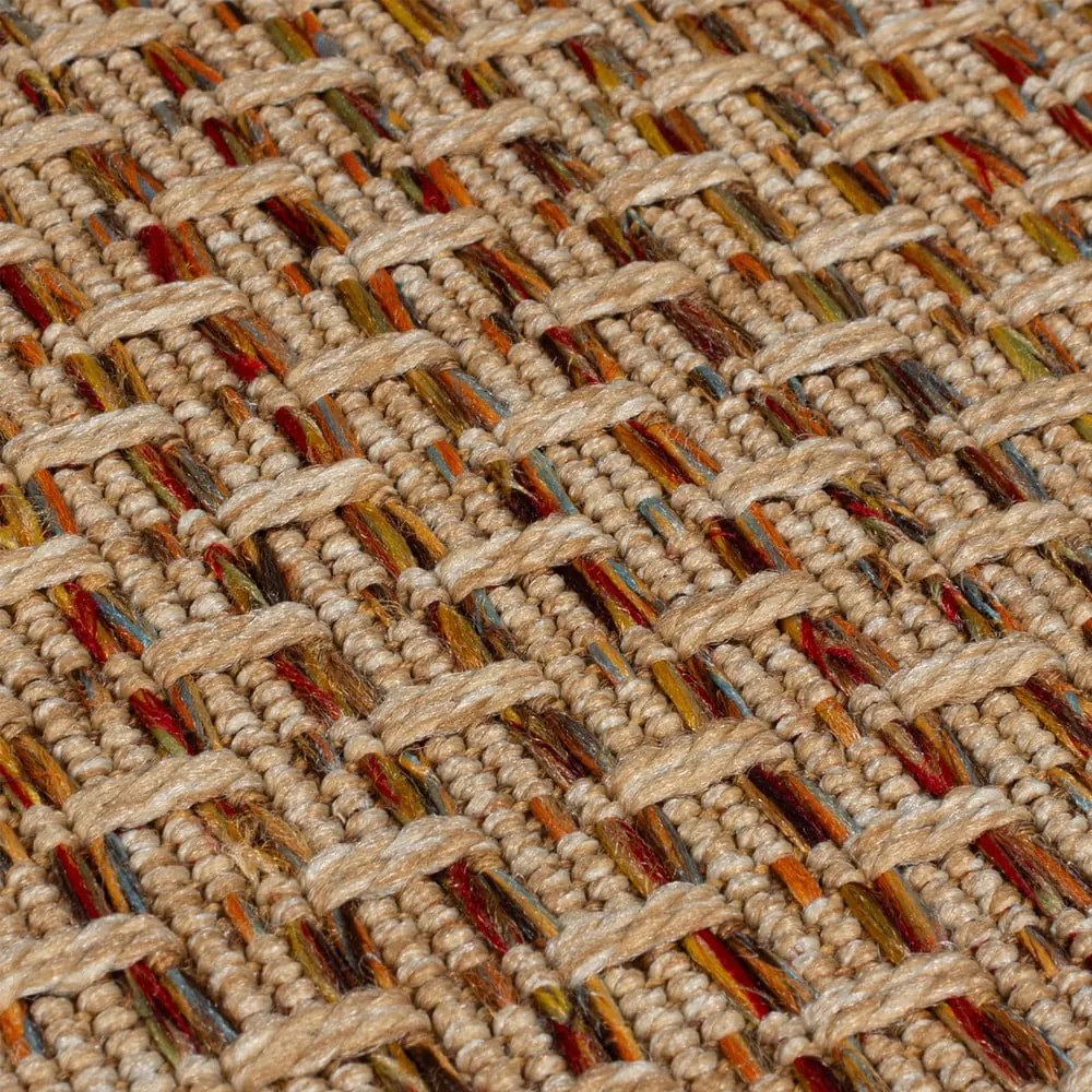 Chodnik odpowiedni na zewnątrz w naturalnym kolorze 80x230 cm Nora Diamond – Flair Rugs