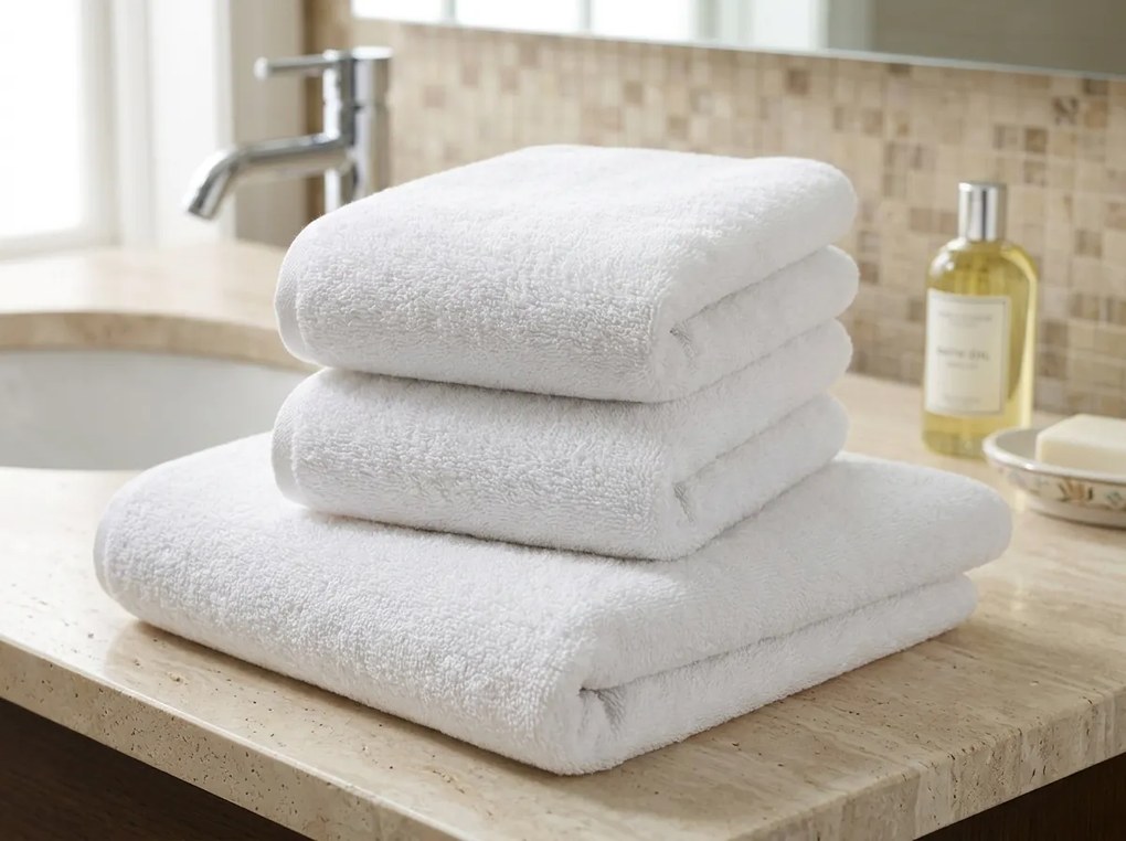 Ręcznik NORIELLE 50x90 cm biały, 100% bawełna