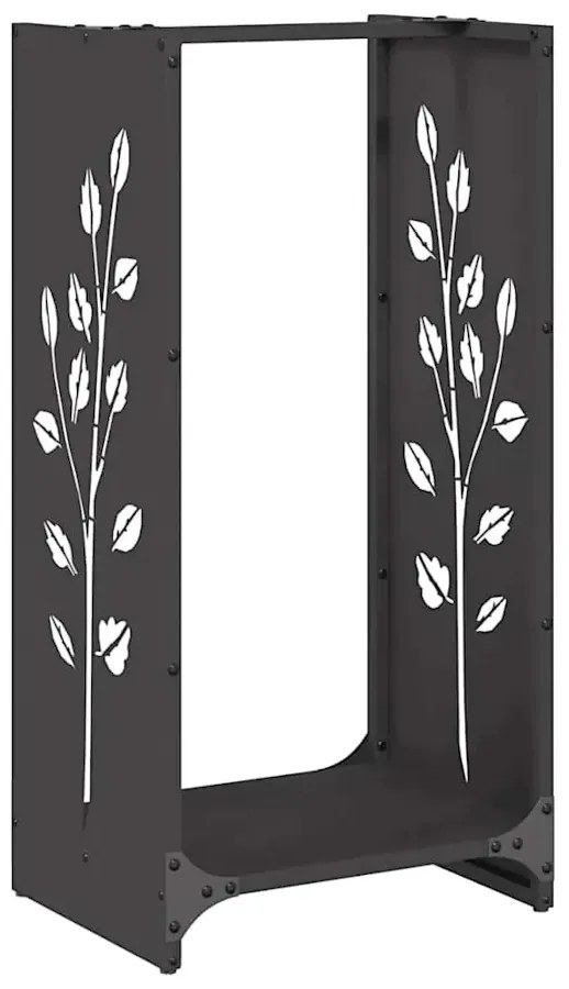 Stojak Na Drewno Opałowe Czarne R6-N91