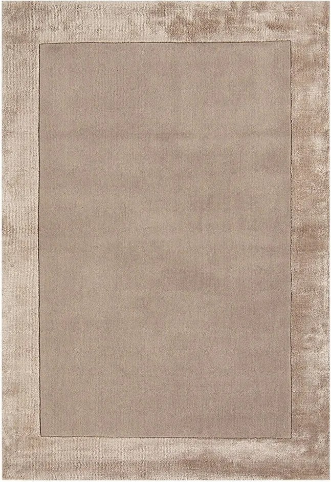 Jasnobrązowy dywan z mieszanki wełny tkany ręcznie 80x150 cm Ascot – Asiatic Carpets