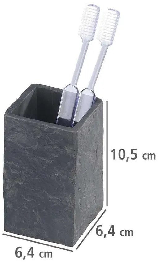 Pojemnik na szczoteczki do zębów SLATE ROCK, WENKO