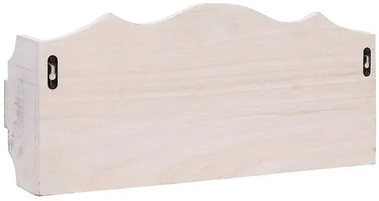 Biały wieszak ścienny z półką K8-T96