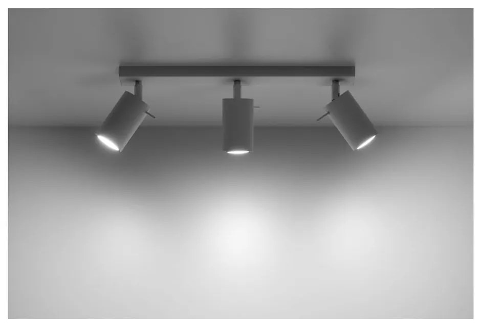Biała lampa sufitowa Sollux Etna 3