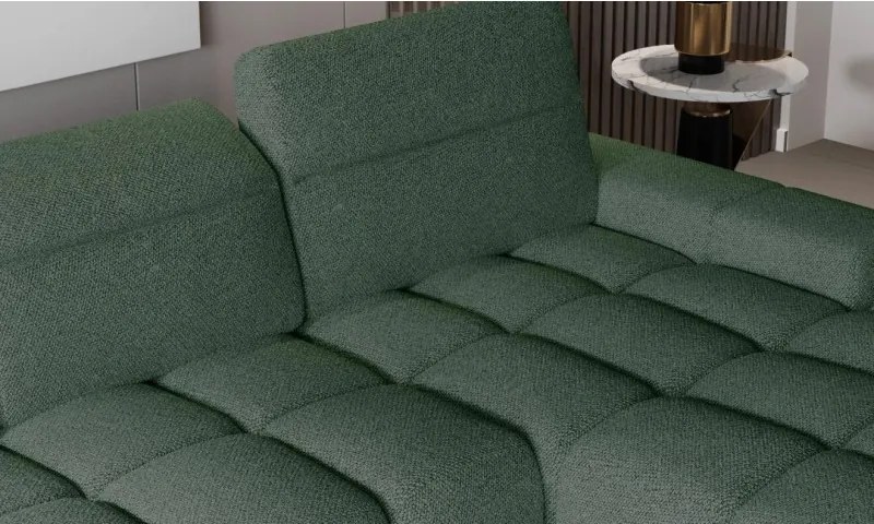 Narożnik GIANO S układ L Prawostronny z elektryczną regulacją siedziska w ktaninie AUSTIN 13 WERSAL