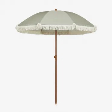 Parasol Ø175 Cm Z Tkaniny I Stali Miska Awokado - Sklum