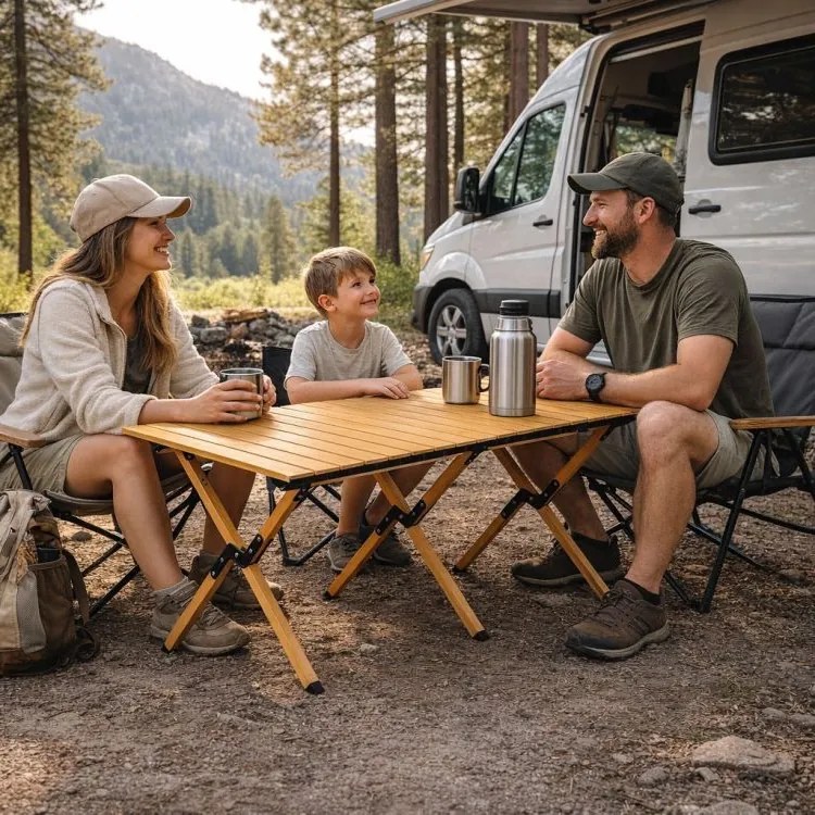 Składany stolik turystyczny Trekon 0142, 117,5x59,5 cm