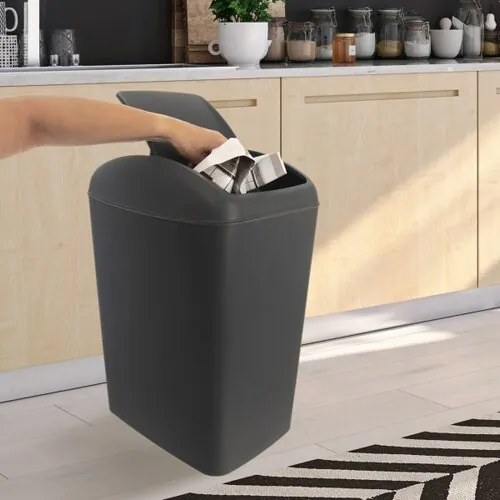 Orion Kosz na śmieci Waste wahadłowy 40 l, szary, 40 l