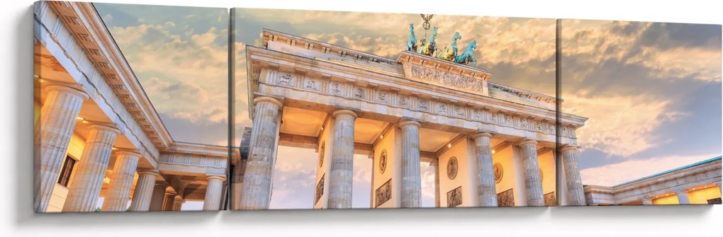 Obraz - Brama Brandenburska, Berlin, Niemcy (170x50 cm)
