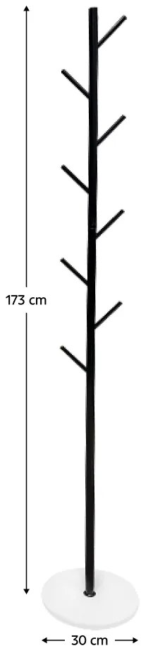 Wieszak TUKAN, czarny