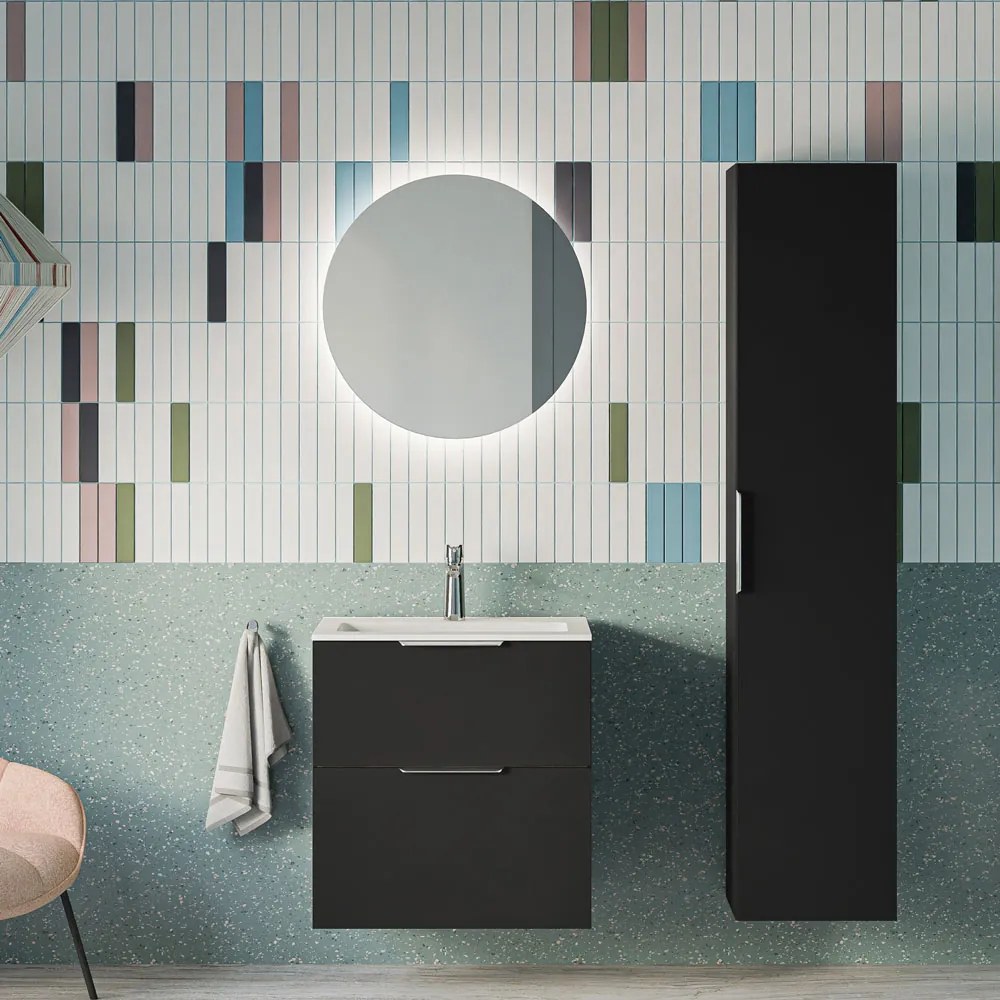 Zestaw mebli łazienkowych TIM 60 cm z umywalką