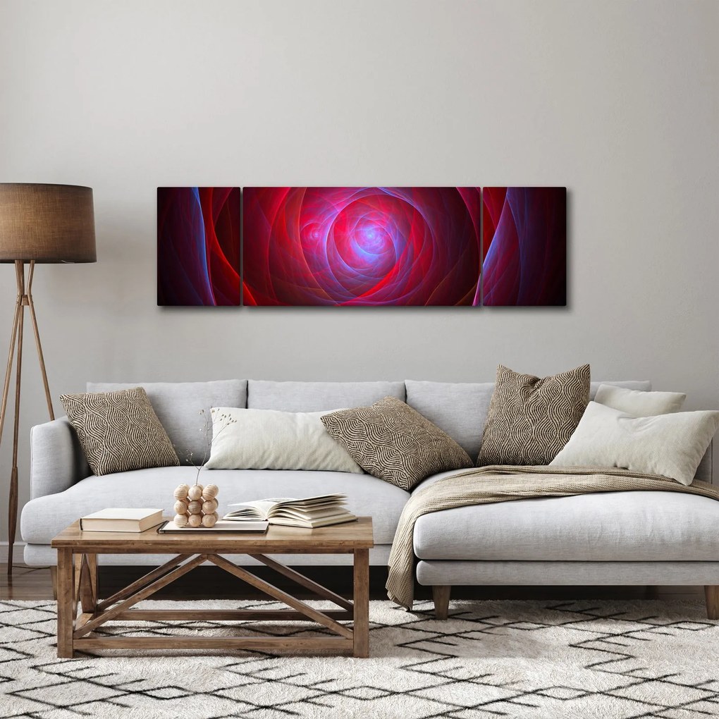 Abstrakcyjny obraz oczu (170x50 cm)