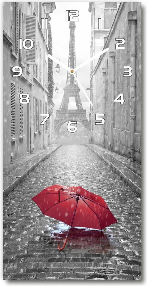 Zegar ścienny cichy Parasol Francja