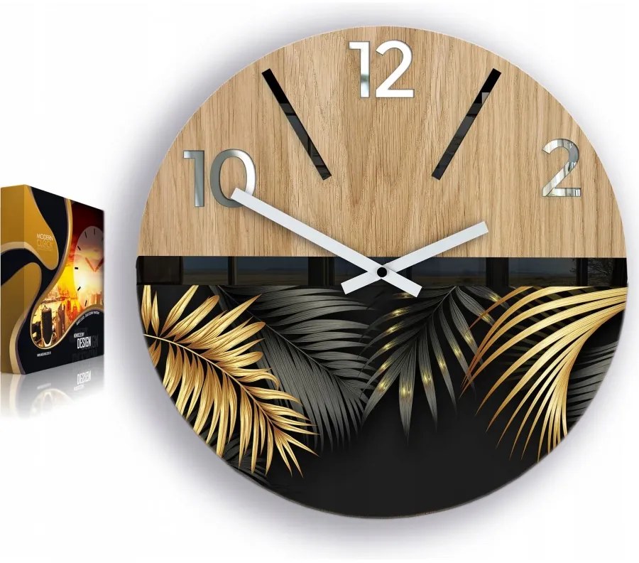 Zegar na ścianę nowoczesny do salonu sypialni cichy kuchenny efektowny loft