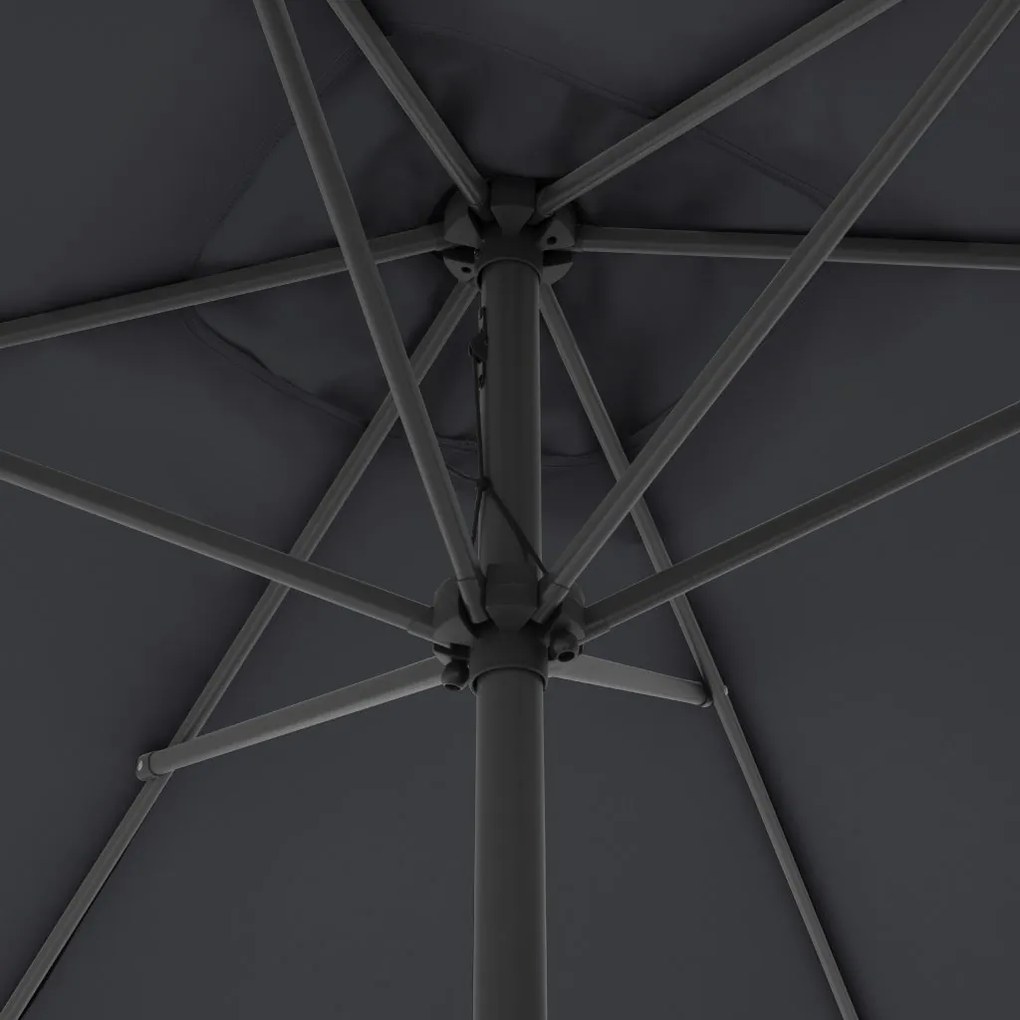Doppler LIFE parasol ogrodowy 250 x 200 cm antracyt