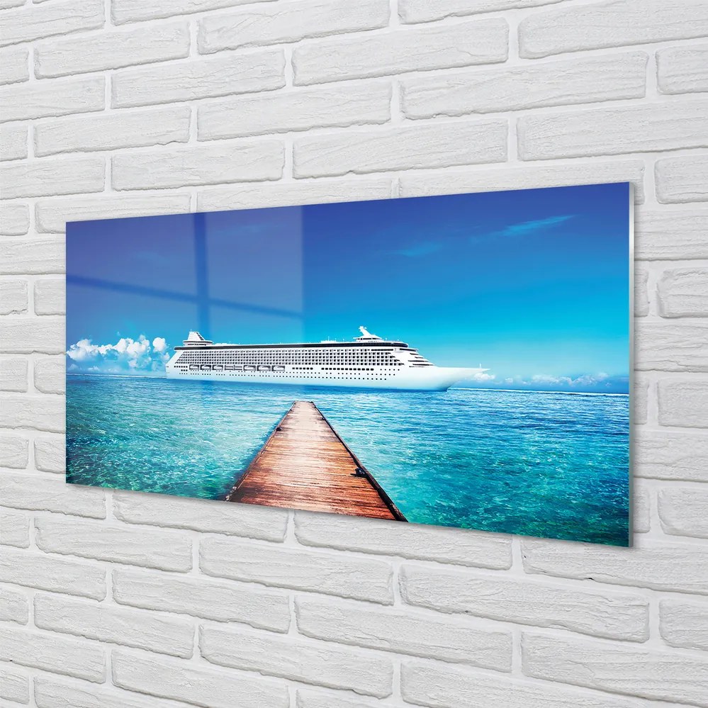 Szkło Ozdobne do Kuchni Letni Rejs po Morzu