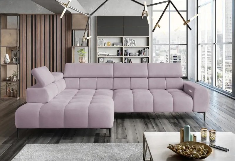 Narożnik PLAZA L z elektryczną regulacją siedziska WERSAL