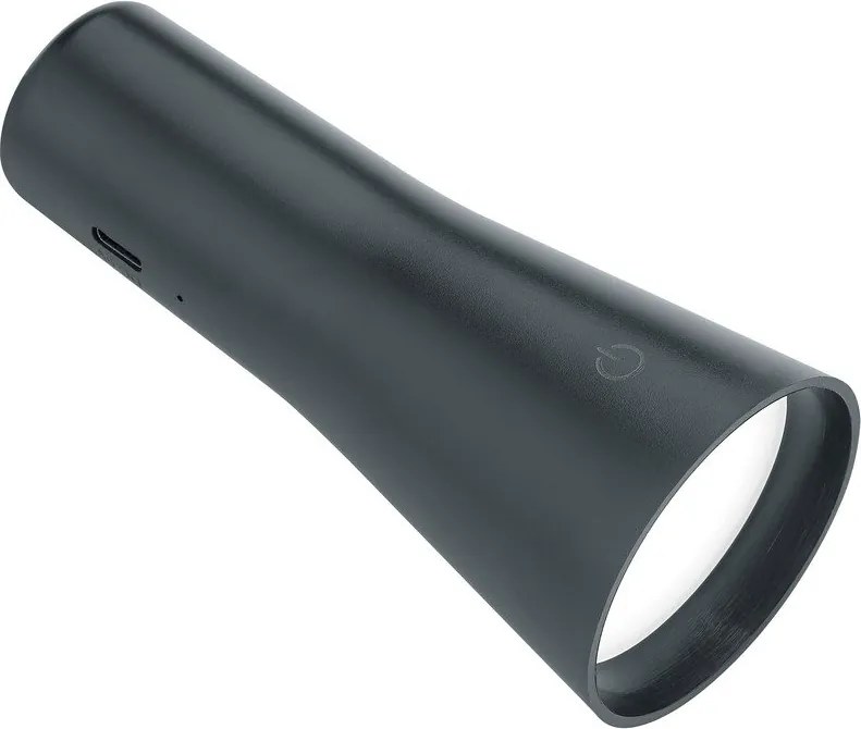 Metalowa lampa stołowa LED w kolorze matowej czerni (wysokość 36 cm) Maxi – Reality