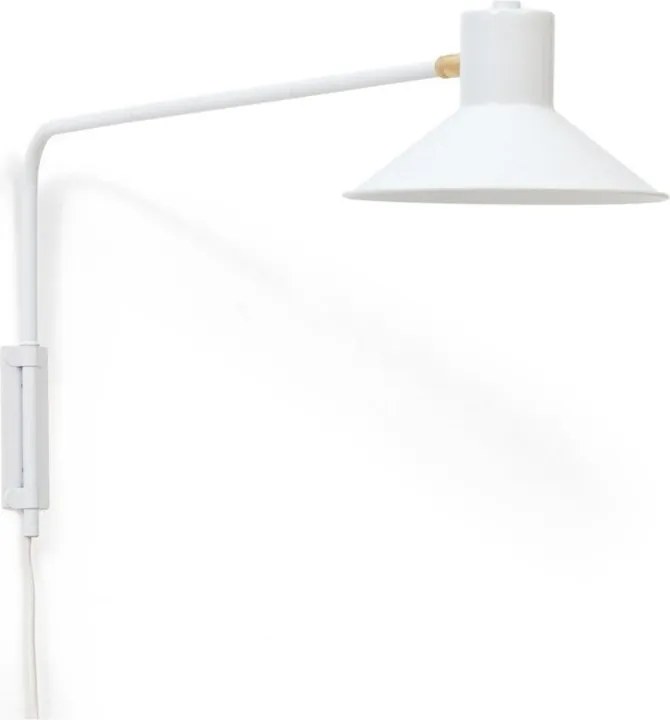 Biały kinkiet ø 20 cm Aria – Kave Home