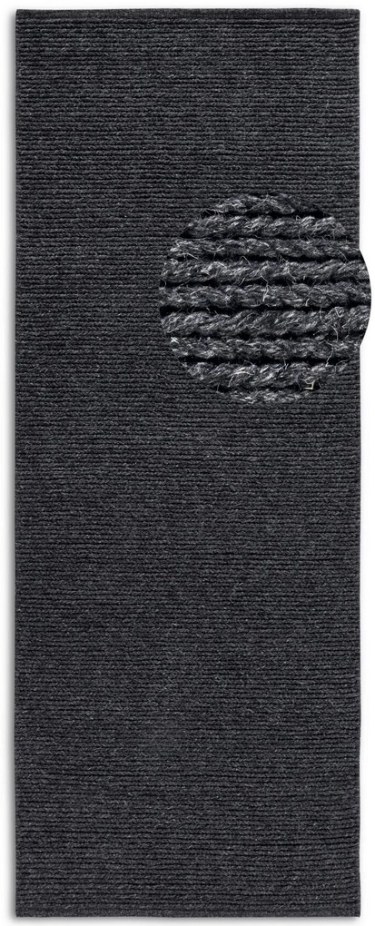 Dywan wełniany Villeroy &amp; Boch antracyt 80 cm x 200 cm