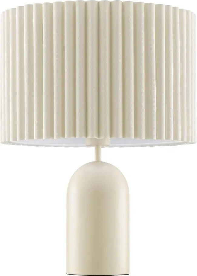 Brilliant - Lampa stołowa VELIN 1xE27/20W/230V kremowa