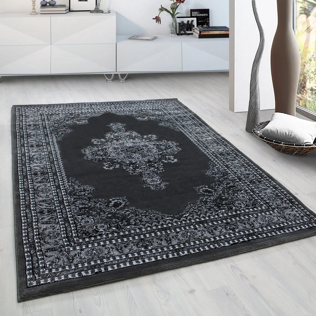 Dywan klasyczny Marrakesh rozeta szary 160 cm x 230 cm