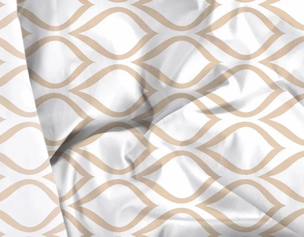 Pościel bawełniana Premium Bielbaw 220x200 Lol beżowa GRENO