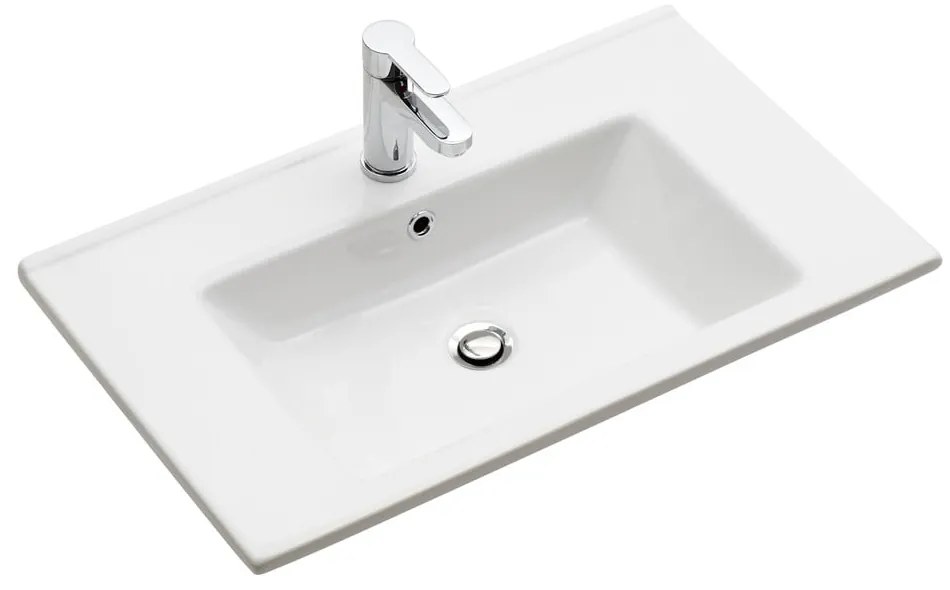 Biała umywalka 75x45 cm Set 374 – Pelipal
