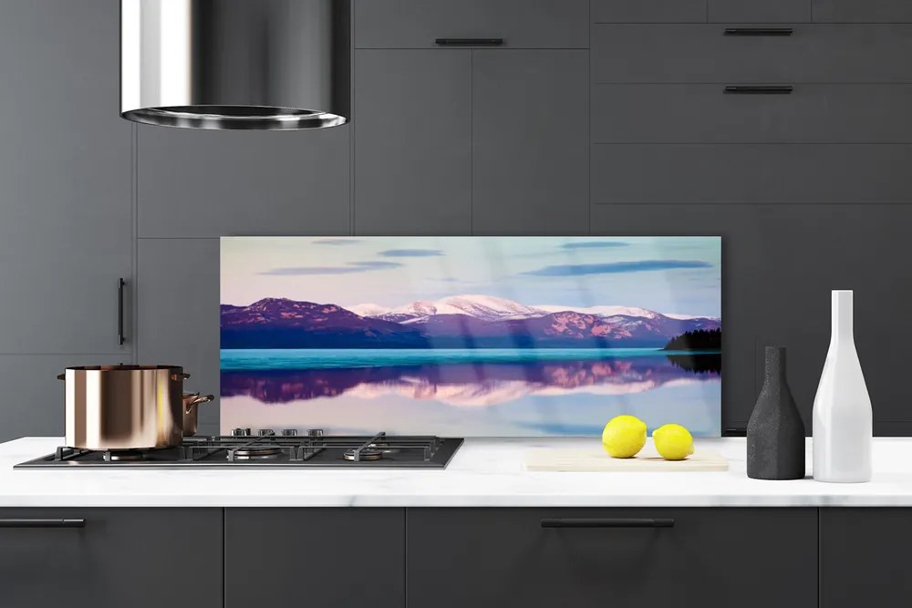 Panel nad blat kuchenny Krystaliczne Jezioro w Górach