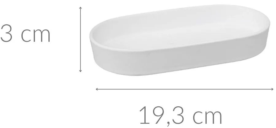 Podstawka łazienkowa na akcesoria COCON, ceramiczna