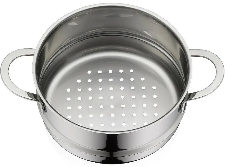 Kela Garnek do gotowania na parze ze stali nierdzewnej z pokrywką CAILIN, 20 cm